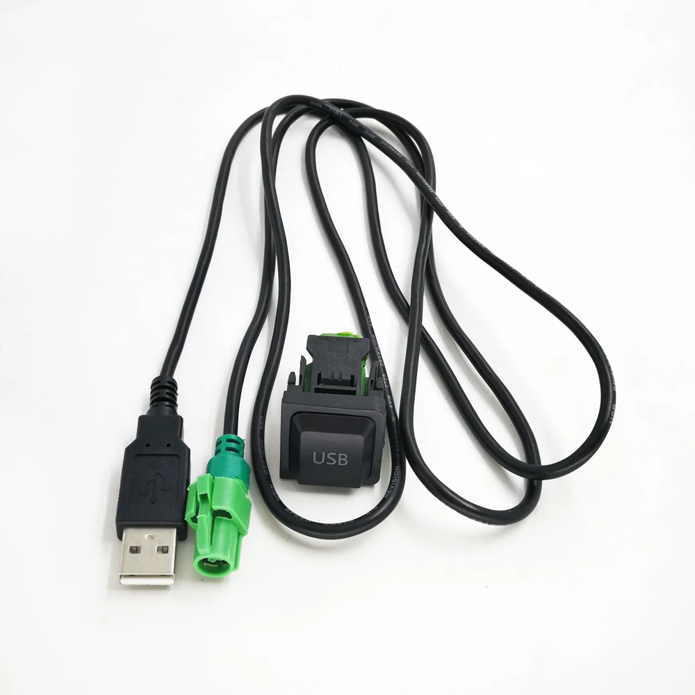USB кнопка переключения кабель адаптер радио звуковая проводка для RCD510 RCD310 для Volkswagen Touran Bora Sagitar для Skoda Octavia Fabia