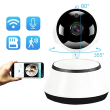 Беспроводной видеокамера с Wi-Fi HD 720 P Ночное видение домашнее видео видеонаблюдения IP Камера P2P SD карты миниатюрный детский монитор