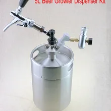 Homebrew 5L пивная емкость для пива с пивным копьем и регулируемым пивным краном+ СО2 бочонок зарядное устройство комплект