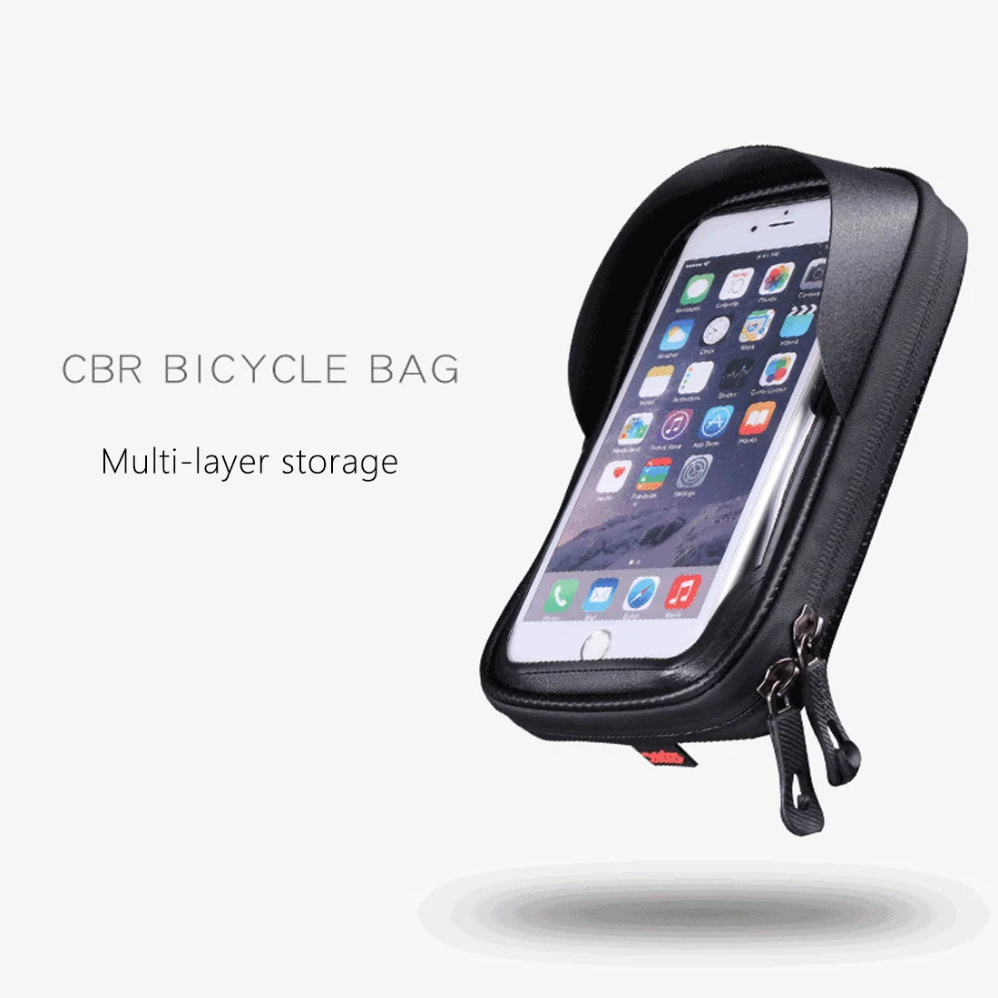 

Waterproof 6 inch Bike Bicycle Mobile Phone Holder Stand Motorcycle Handlebar Mount Bag Bike Accessories