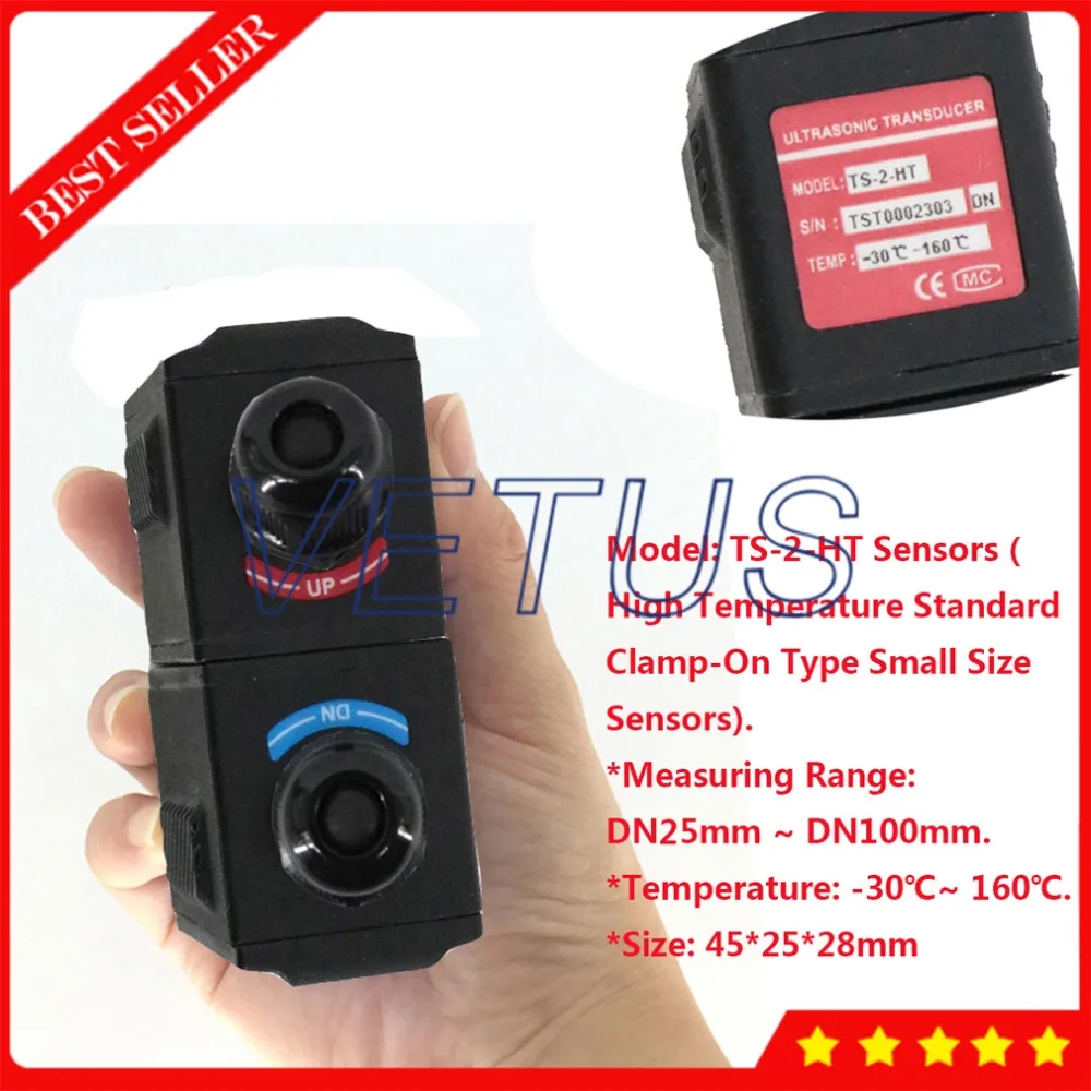 

TS-2-HT DN25-100mm High Temp Small Ultrasonic Flowmeter Transducer Apply to TUF-2000SW TUF-2000B TUF-2000M TUF-2000F Flow Meter