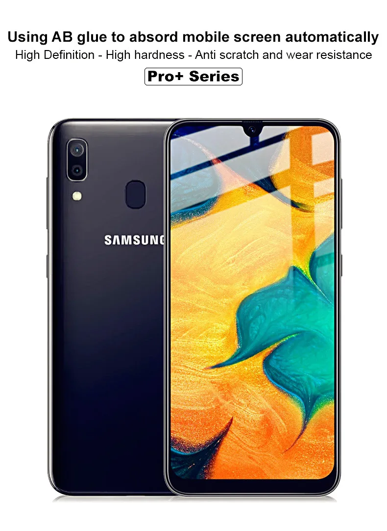 IMAK Для samsung Galaxy A50 IMAK закаленное стекло полное покрытие экрана Защита полная Защита для samsung Galaxy A30 A50