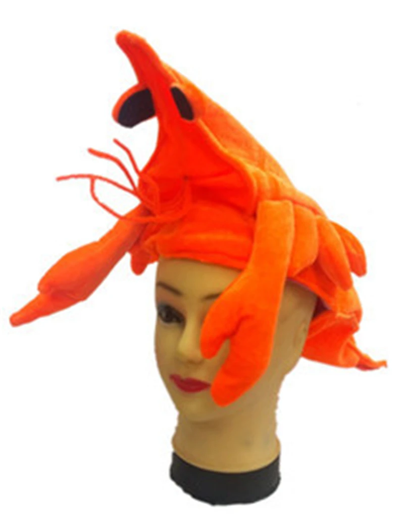 Новые Плюшевые Вязаные хлопковые шапки с изображением животных, акулы, омаров, осьминога, рыбка Немо, теплая шапка для косплея на Хэллоуин, вечерние детские шапки для взрослых, шапочки