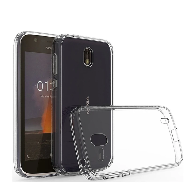 

For Nokia 1 Case Silicone Cover Shockproof Soft TPU For Nokia1 Nokia1 Transparent Phone Back Protection Shell Coque