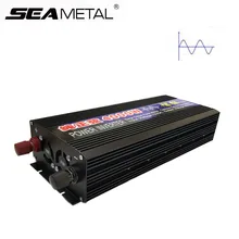 DC12V To AC220V Power 4000W 2000W Car Electronics Pure Sine Wave Voltage Converter Transformer Car Inverter Portable LCD Display