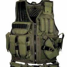 Тактический Жилет-амфибия, военный Молл, жилет, боевой штурмовой жилет, охотничий защитный жилет, камуфляж