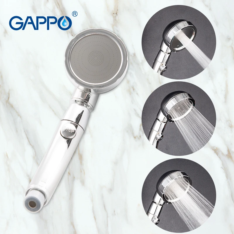 

Frap Shower Heads Adjustment Water-Saving Circular Shower Head ABS Plastic Hand Shower Bathroom Accessories Y027