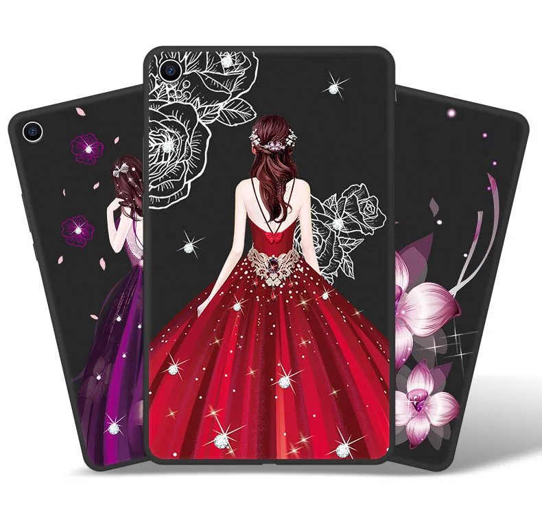 

for Xiaomi Mi Pad 4 Plus Case 10.1" Slim TPU Clear Cover Cute Cartoon Soft Protective Back Cover for Xiaomi Mi Pad4 Plus Case