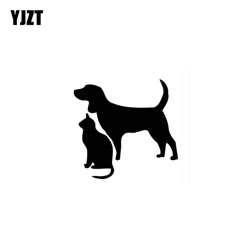 YJZT 12 8 см * 4 кошка собака милый котенок щенок домашнее животное художественные