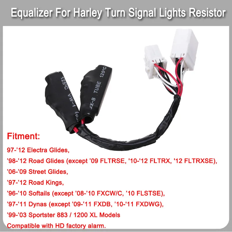 

1 Pcs Equalizer For Harley Led Load Blinker Turn Signal Lights Resistor Plug