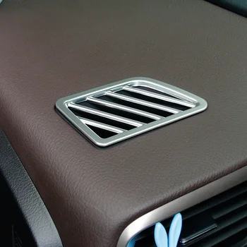 

WELKINRY car auto cover styling For Lexus RX 2016 2017 2018 ABS chrome front console air conditioning outlet air vent trim 2pcs