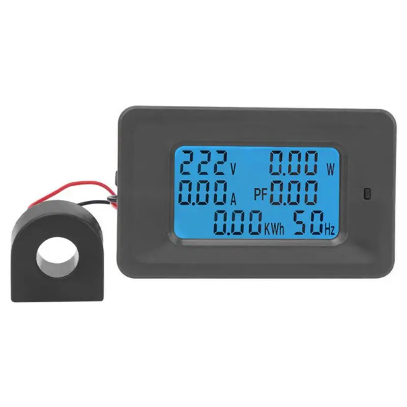 

LCD Digital Display Electricity Meter Power Energy Monitor Ammeter Voltmeter