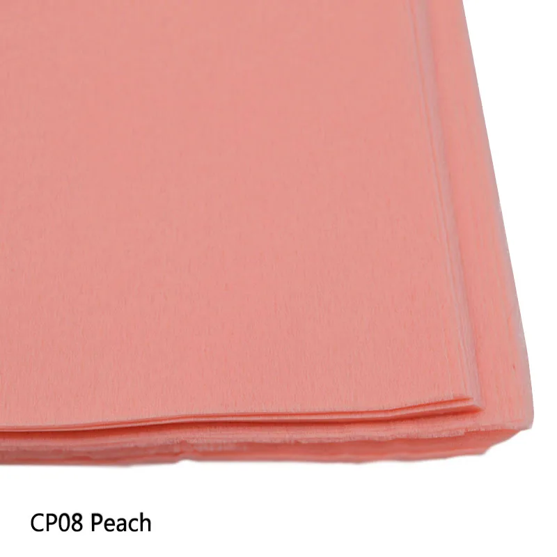 CP08peach 10 шт./лот, многоцветная бумага для упаковки цветов, подарочная упаковка, бумажный рулон, материал для упаковки вина - Цвет: CP08peach