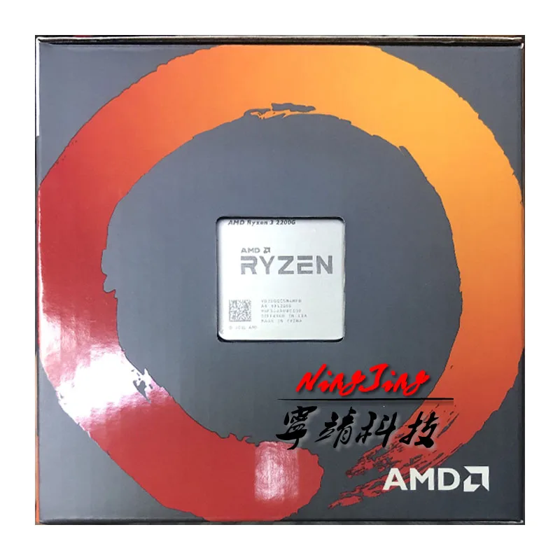 AMD Ryzen 3 2200G R3 2200G R3 2200 3,5 ГГц Quad-Core Процессор процессор YD2200C5M4MFB гнездо AM4