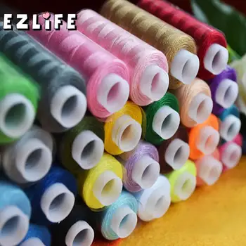 

EZLIFE 30 Spools 250 Yard Assorted 100% Polyester Sewing Threads Quilting All Purpose For Sewing Thread XN949