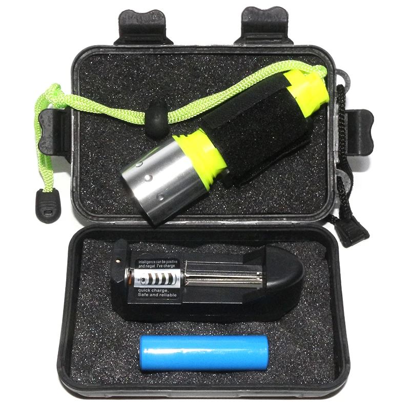 Waterproof CREE XML T6 LED Flashlight Scuba Diving Underwater Search Light 18650 Powerful 2000 Lumen 50 Meter Lamp | Лампы и освещение