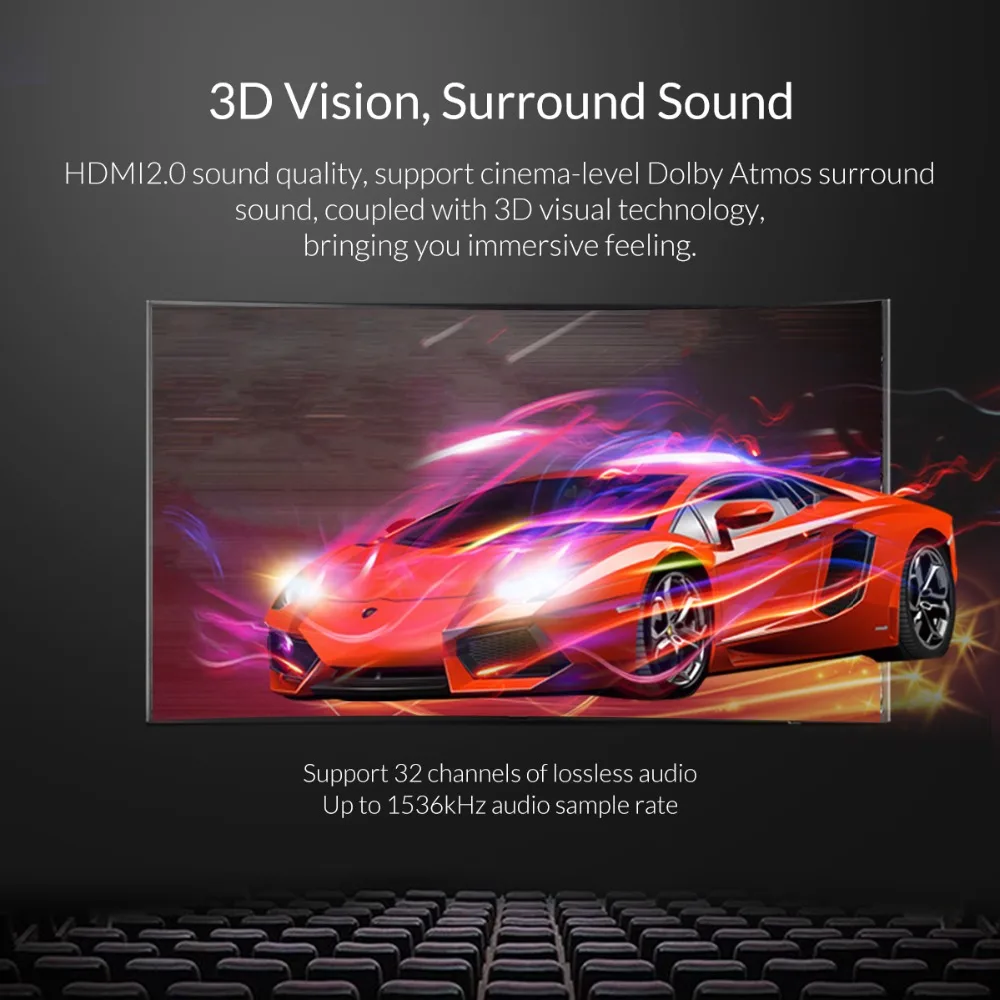 ORICO HDMI to HDMI Male to Male Fiber-optic Video