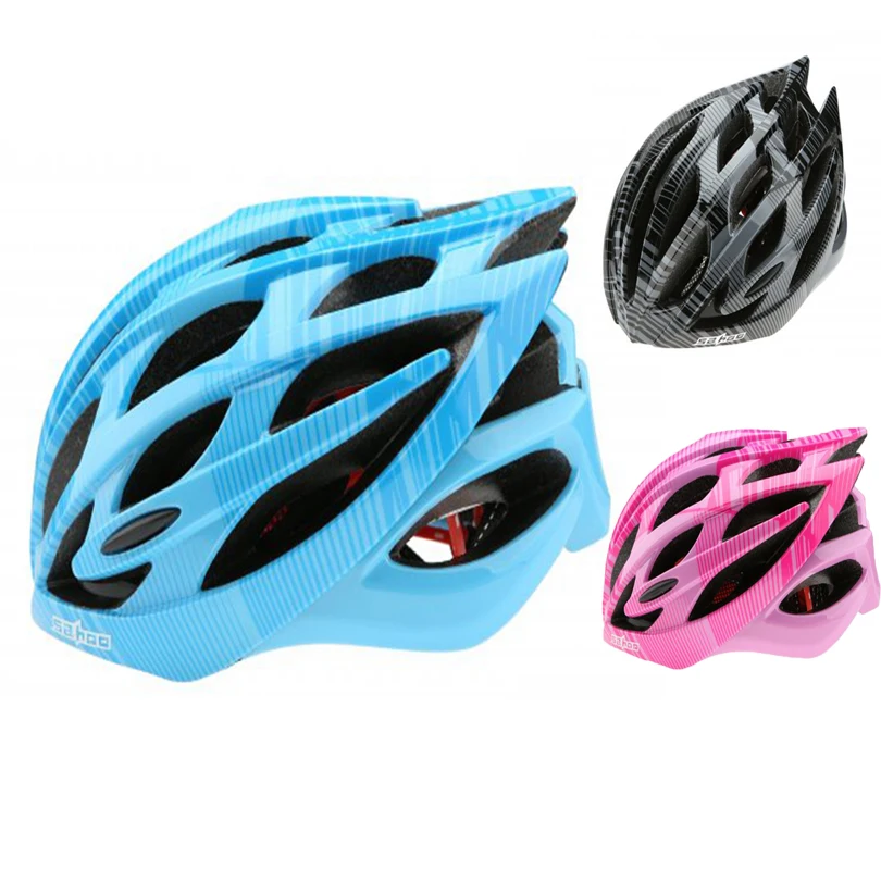 

SAHOO Men Women Pink Cycling Helmet Ciclismo Bicycle Mtb Bike Helmet Riding casco lens included racing helmet Road bicicleta