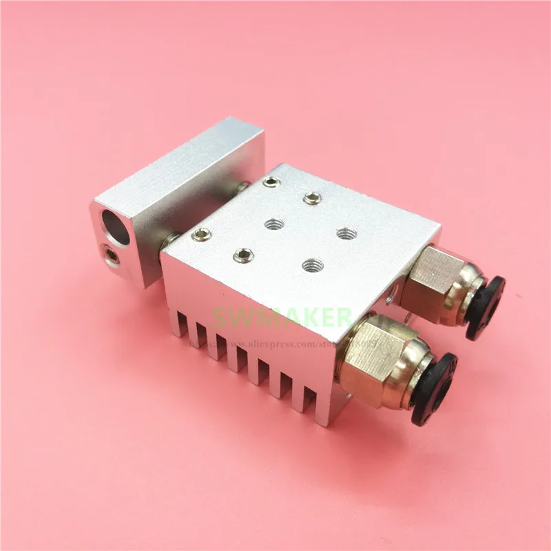 Новый блок Циклоп мульти экструзии набор Многоцветный 2 в 1 из j head HotEnd 0 4 мм 75 для