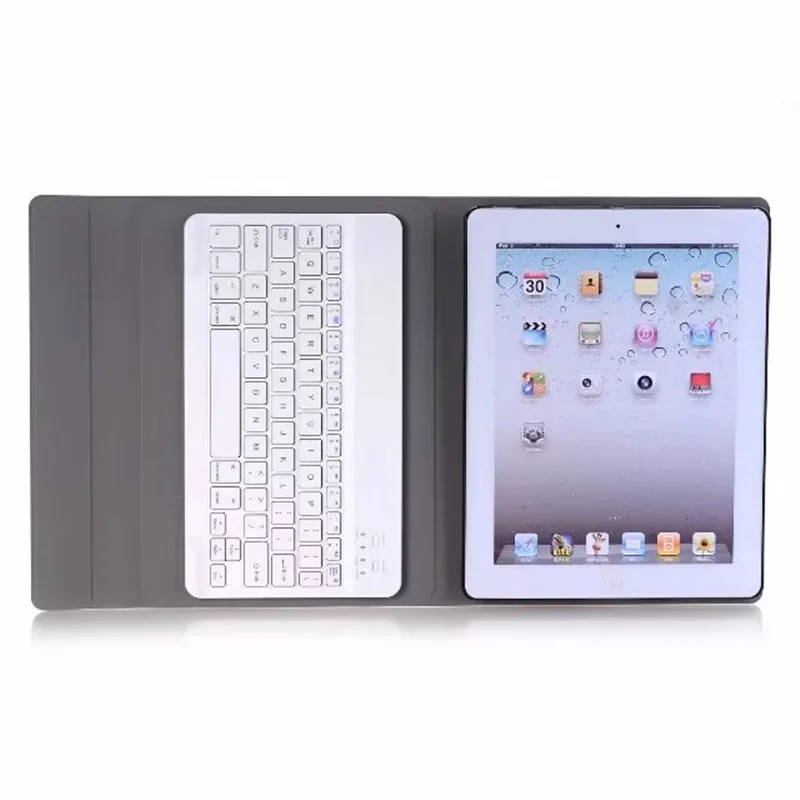 Беспроводной чехол с клавиатурой Bluetooth для iPad 2 3 4 Съемный книжка подставкой Чехол