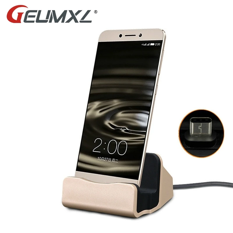 

GEUMXL USB 3.1 Type-C Dock Charger Station Holder Type C Charging For Xiaomi Mi 5 5c 5X 5s 6 Plus Mi Note 2 3 Mi Mix 2 Max 2