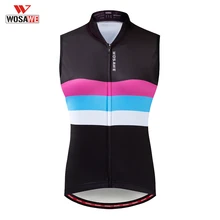 WOSAWE Летний жилет без рукавов для бега дышащий жилет для велоспорта светоотражающая лента жилет сетчатая ткань Ropa Ciclismo MTB велосипед велосипедный