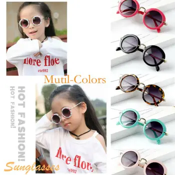 

Cool Children Retro Aviator Sunglasses Metal Frame UV400 Protection for Boy Girl