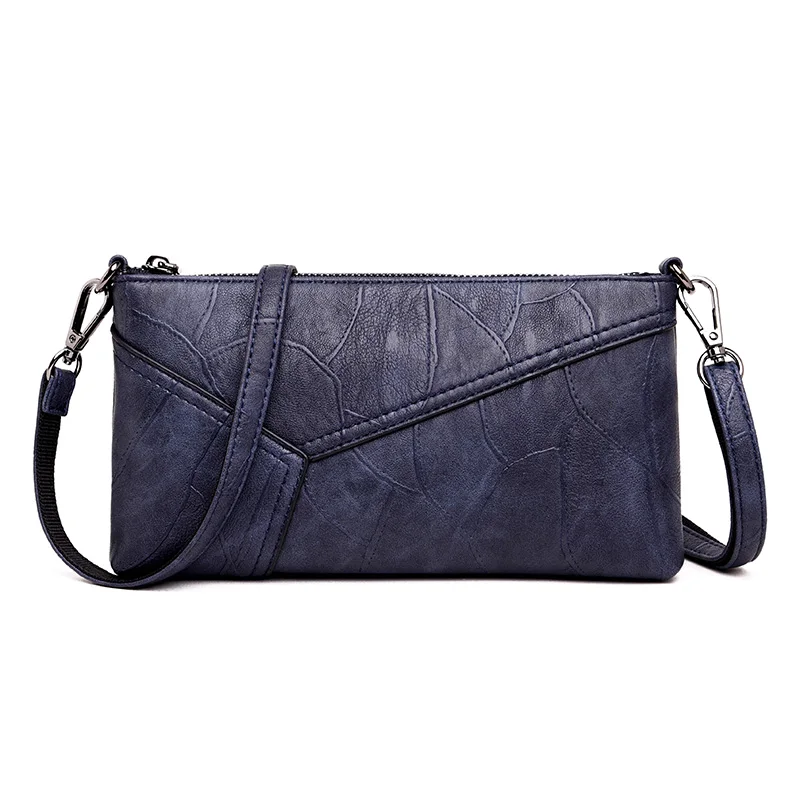 Летние Стильные женские ручные сумки новые роскошные кожаные сумки женские сумки дизайнерские сумки через плечо для женщин - Цвет: Blue