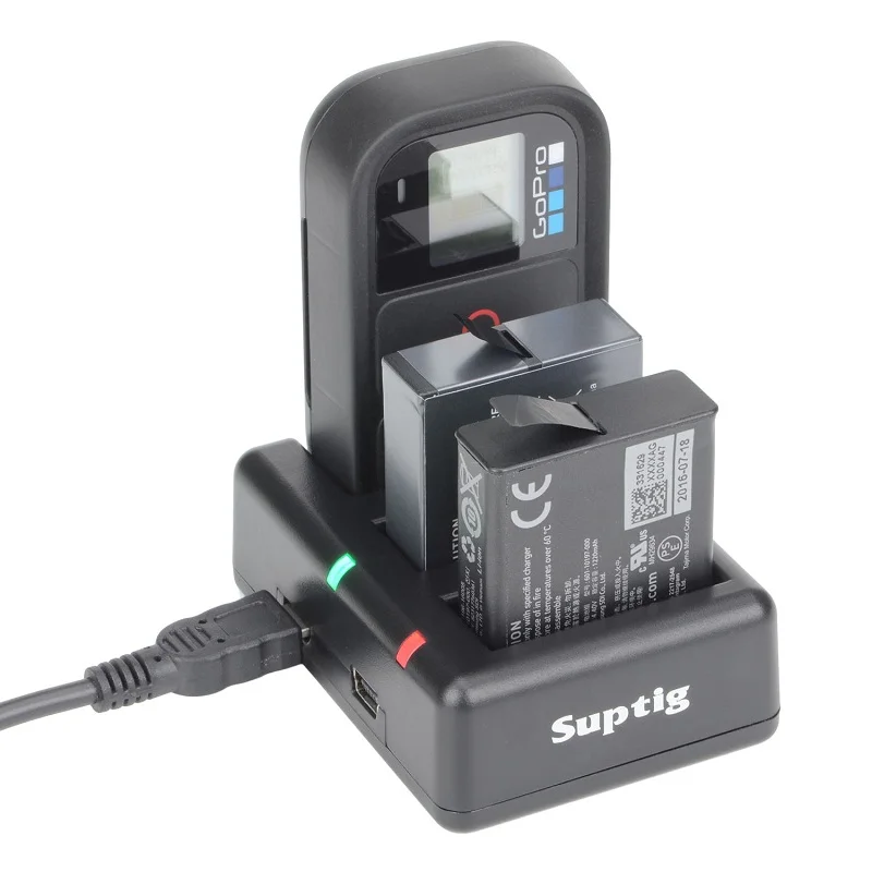 Зарядное устройство с 3 USB портами и пультом ДУ для Gopro hero 8 7 6|for gopro hero|gopro remoteremote 4 |