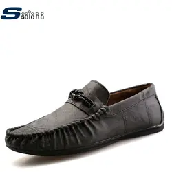 Мальчиков повседневная обувь мягкая обувь классические мужские Оксфорды; кожаные туфли Лоферы хорошее качество рабочая обувь AA40084