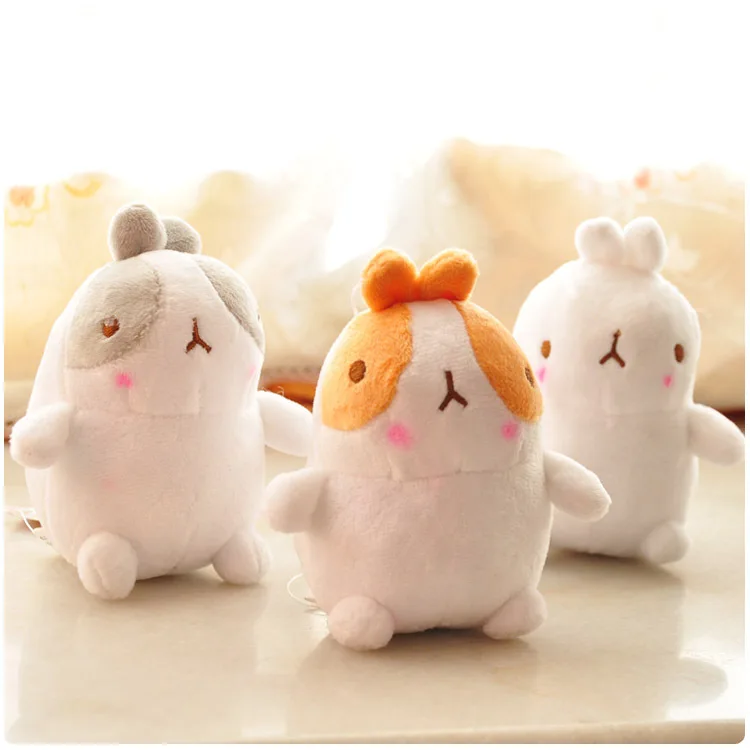 

Hot 10CM Kawaii Small rabbit Plush Toys Stuffed Animals Fluffy rabbit Dolls Soft Kids Toys