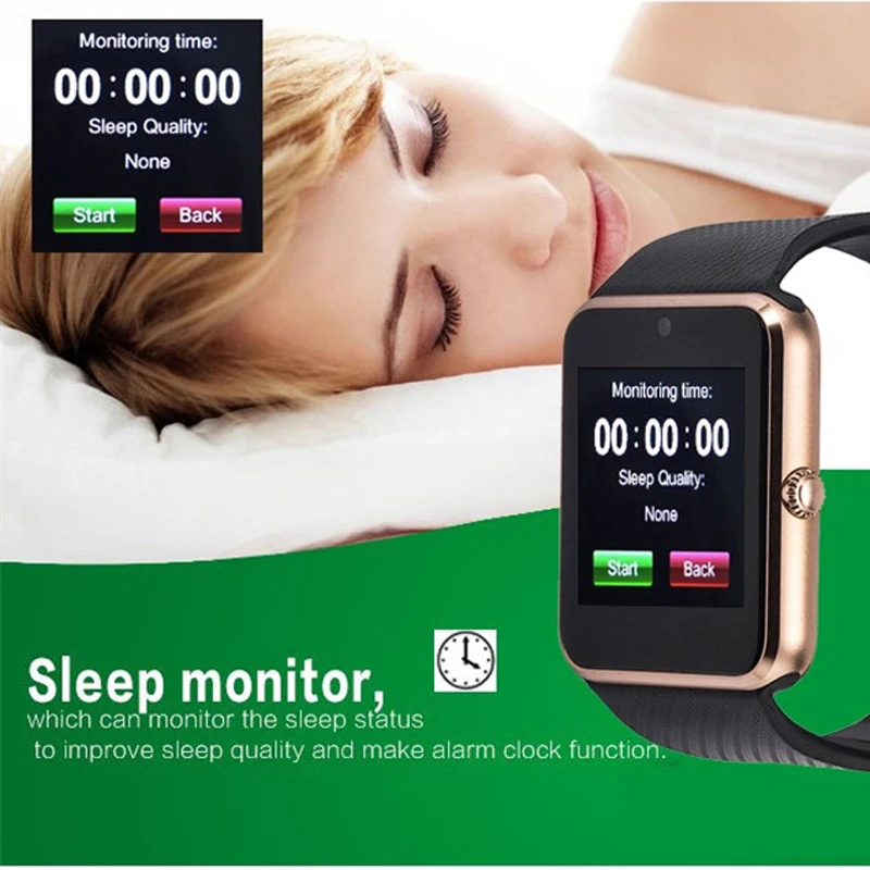 TOLASI Bluetooth Smart Watch GT08 For Apple iphone IOS Android Phone Wrist Wear Support Sync smart clock Sim Card PK DZ09 GV18