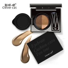 Умная кошка брендовая воздушная подушка бровей порошок водонепроницаемый прочный замок цвет дихроическая воздушная подушка для бровей мазь дала замену