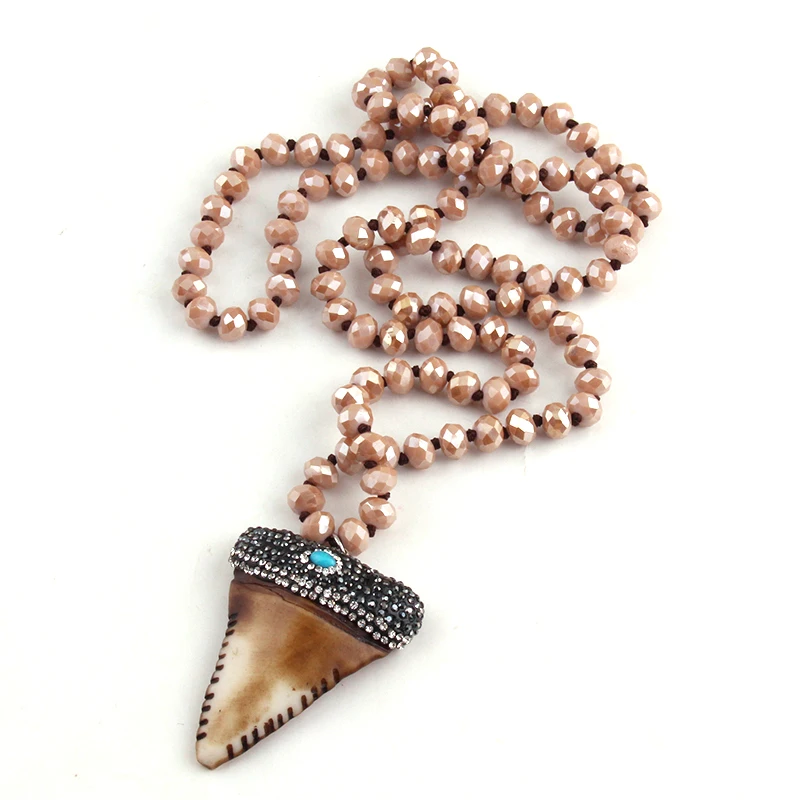 Бесплатная доставка Длинная подвеска зуб из закаленного стекла|necklace free shipping|pendant