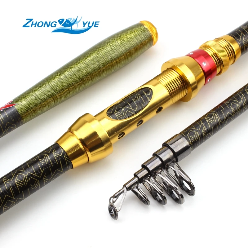 

Free shipping MINI 1.8M 2.1M 2.4M 2.7M 3.0M Portable Telescopic Fishing Rod Spinning Fish Hand Fishing Tackle Sea Rod Ocean rods