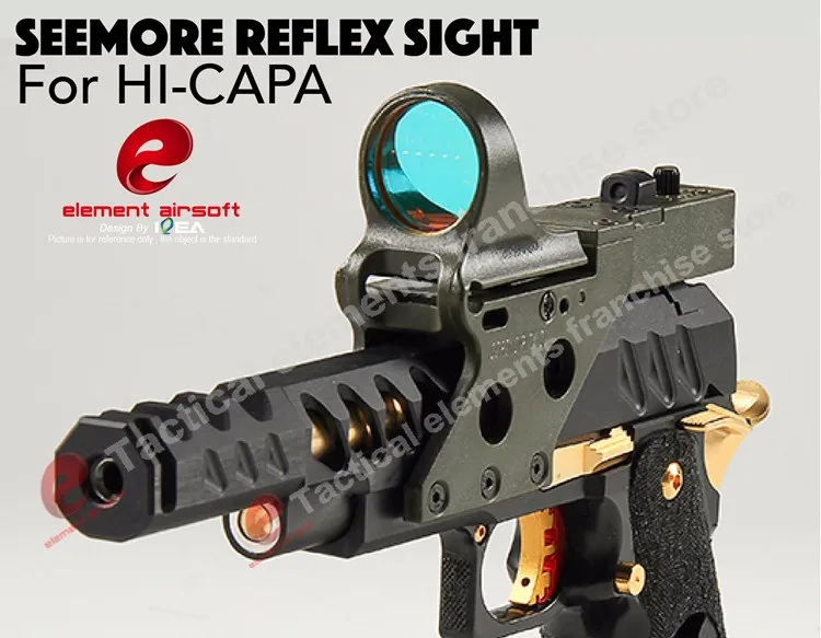 Элемент SeeMore Коллиматорный Прицел Для HI-CAPA 1*29 C-More Стиль Тактический Airsoft Red Dot Sight EX183 Крепление для Охоты