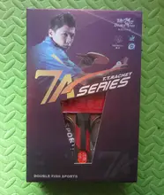 Original finished racket double fish 7a-ec 7stars table tennis rackets wenge wood racquet sports pure wood fast attack with loop