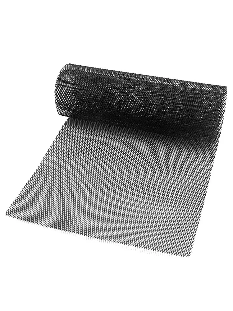 40/"x13/" Grille Mesh Net Aluminum Alloy universal Car Vehicle Grill Sheet Black