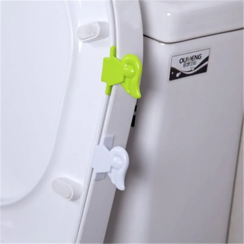 Mrosaa 2Pcs/Set Toilet Cover Handle Bathroom Sanitary Avoid Touching