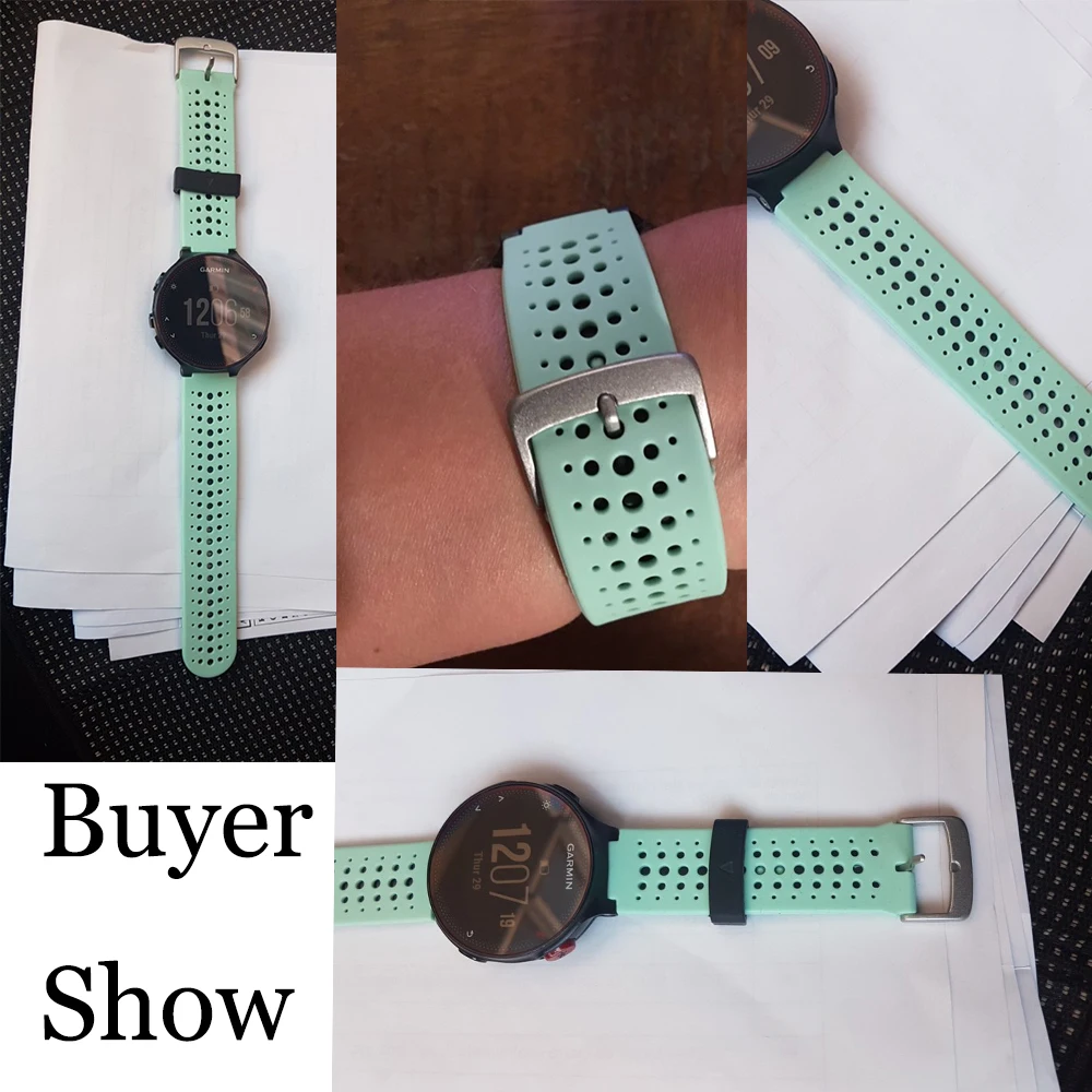 Baaletc Watch Band Silicone Strap Bracelet for Garmin 230  235  220  620 630 Wristband for Garmin Forerunner 735XT Strap  (7)