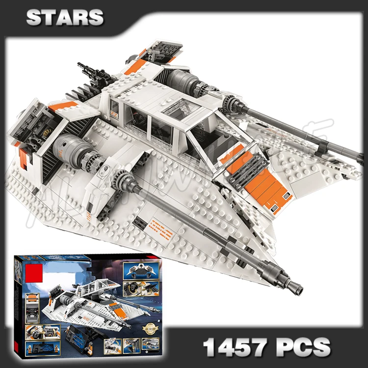 1457 шт космические войны снег Спидер боевой корабль игры пилот Rebel 05084 модель