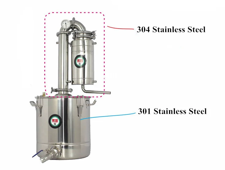20л 30л 50л 70Л винный аппарат большой емкости домашнее Вино ПИВОВАРЕНИЕ устройство/ПИВОВАРЕНИЕ оборудование дистилляции/бойлер