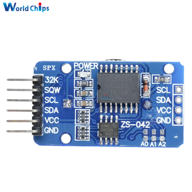 Модуль памяти DS3231 AT24C32 IIC Precision RTC в режиме реального времени 3 для Arduino без