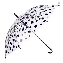 Персональный индивидуальный длинный ручка зонт прозрачный