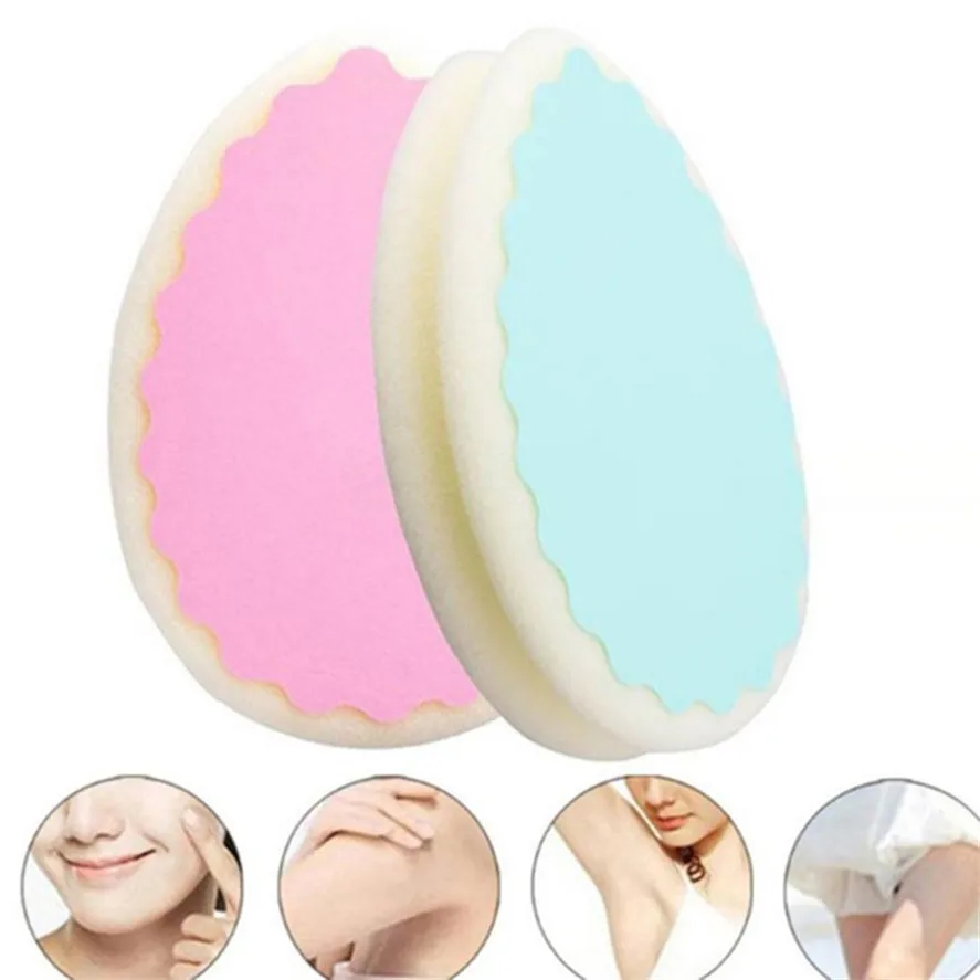 

New Makeup Tool Kit Hair Removal Sponge 3PC Magic Painless Hair Removal Depilation Sponge Pad Remove Hair Remover Effective 35
