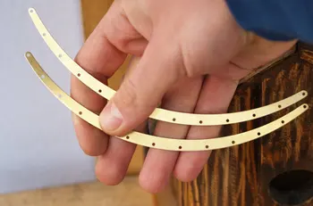 

5 pcs Raw Brass Collar Findings with 13 Holes (160 mm) brs 893