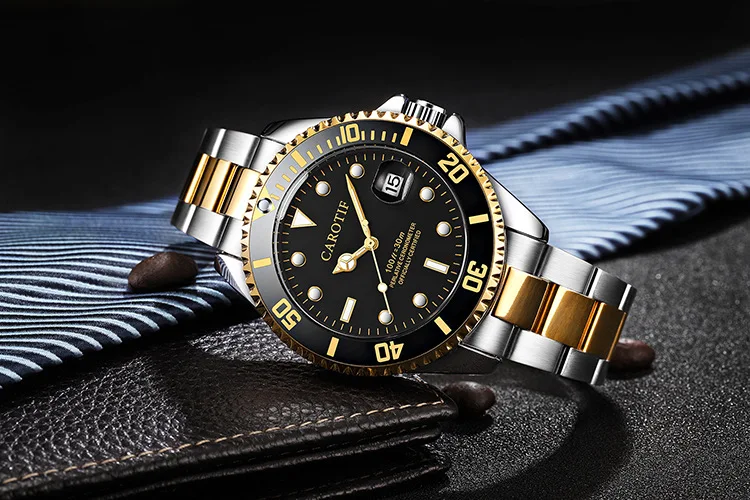 

High Quality Full Steel Dress Business Men Watch Montre Homme Luxury Automatic Mechanical Watch Mens Waterproof Male Clock Reloj