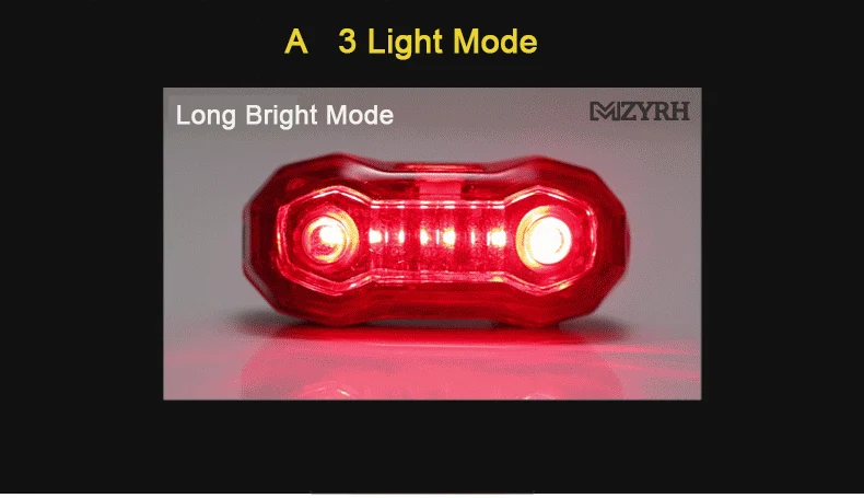 Excellent MZYRH Bicycle Rear Tail Light Red LED Flash Lights Cycling Night Safety Warning Lamp Bike Outdoor Riding Tail Light Accessories 5 Excellent MZYRH Bicycle Rear Tail Light Red LED Flash Lights Cycling Night Safety Warning Lamp Bike Outdoor Riding Tail Light Accessories 5