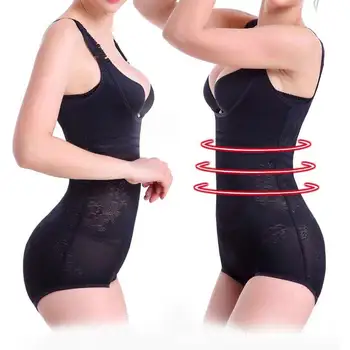 

Woman Waist Cincher Tummy Corset Waist Trainer Full Body Control Shaper Slimming Bodysuit Women Underwear Shapewear