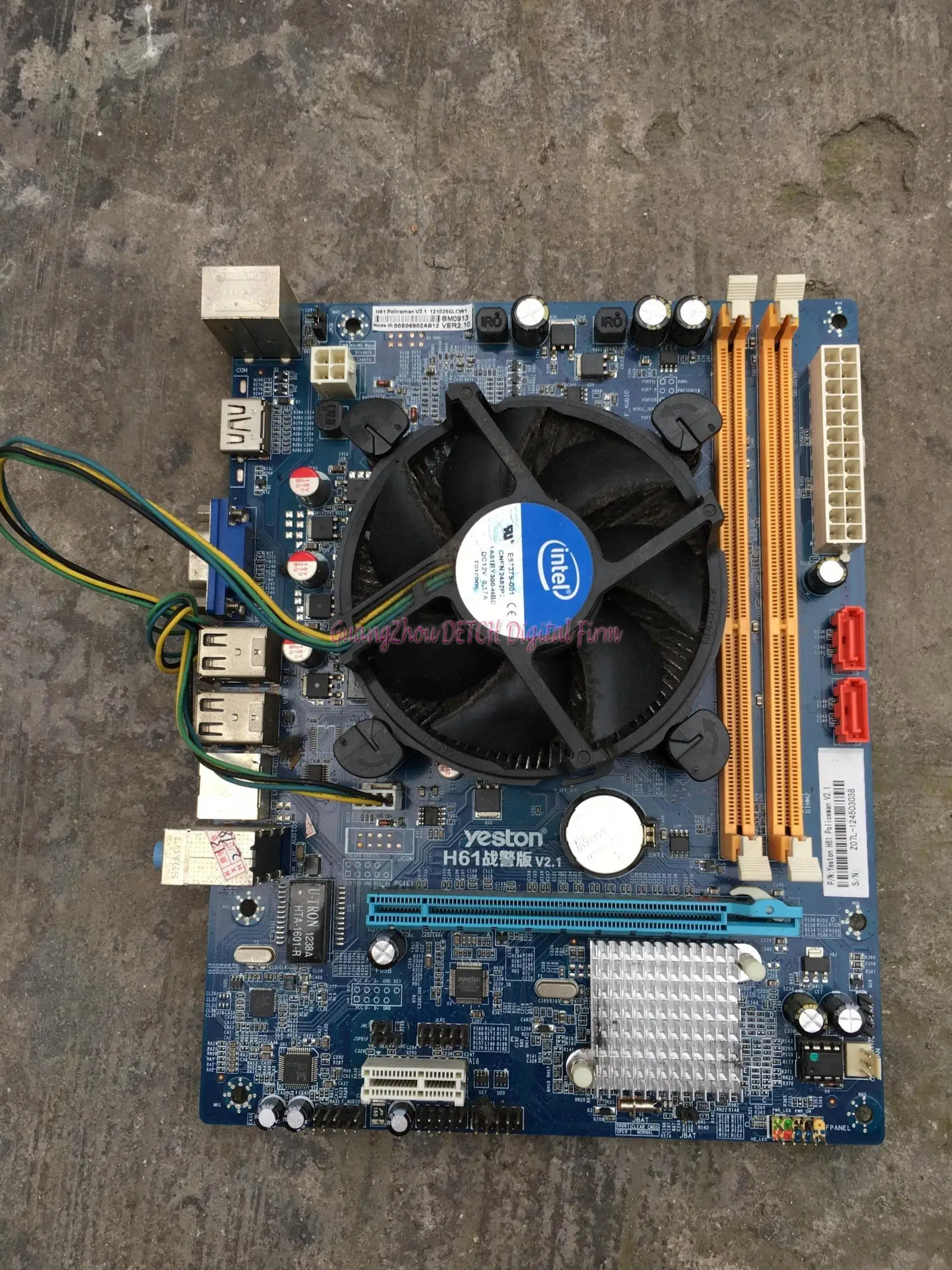 ASUS Original H61 -Men Edition supports 1155-pin DDR3 integrated small plate H61 motherboard asus tg31 a7 supports ddr2 775 pin integrated large plate g31 motherboard